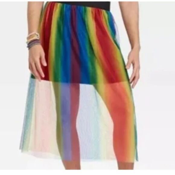 Target Take Pride Rainbow Skirt Size XXL - Picture 1 of 10